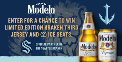 Enter For A Chance To Win Ice Seats And A Custom Kraken Modelo Jersey!